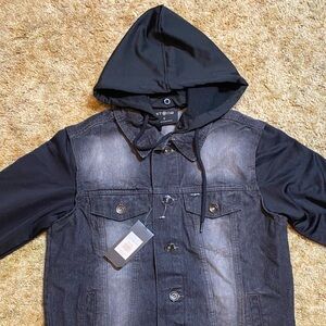 || Sale ||This is a denim hoodie || L and S Size is available ||